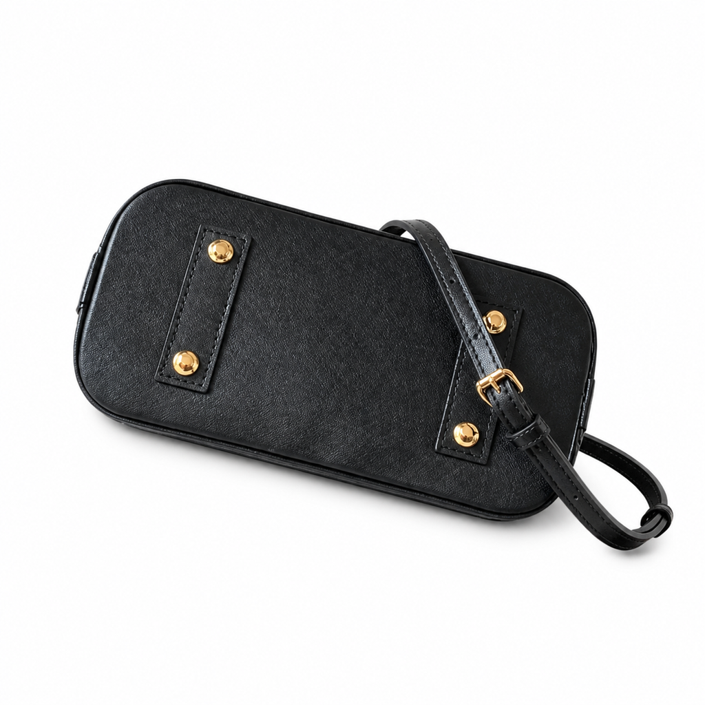 Louis Vuitton Alma BB — Monogram Empreinte Leather in Black