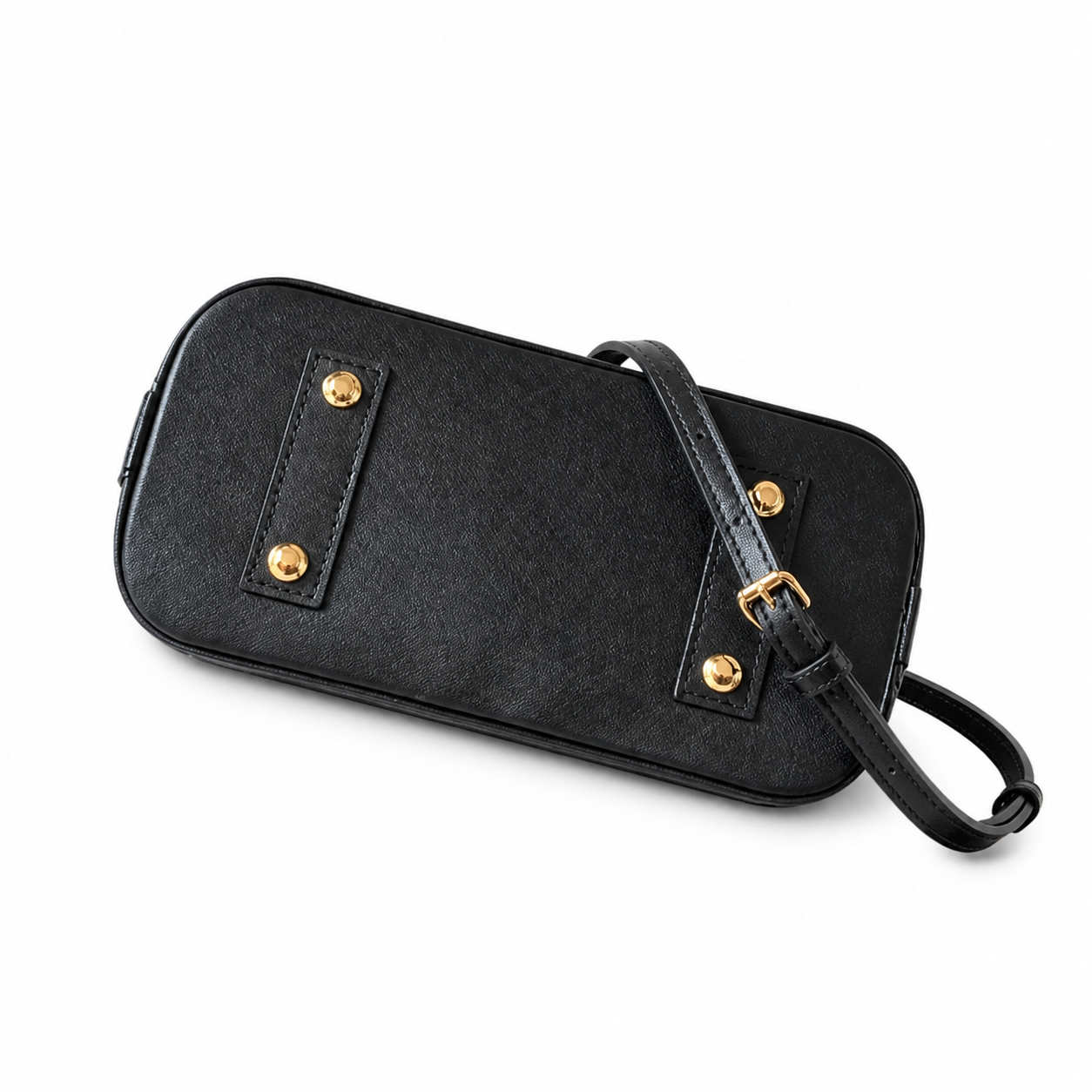 Louis Vuitton Alma BB — Monogram Empreinte Leather in Black