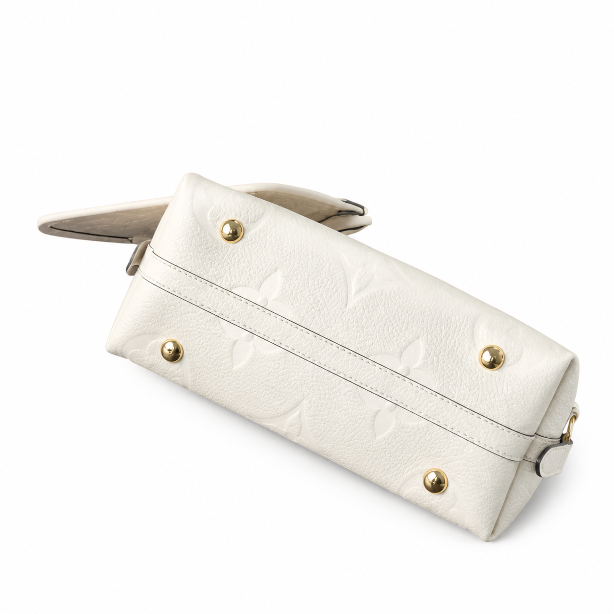 Louis Vuitton Carry It — Giant Monogram Empreinte Leather in Crème