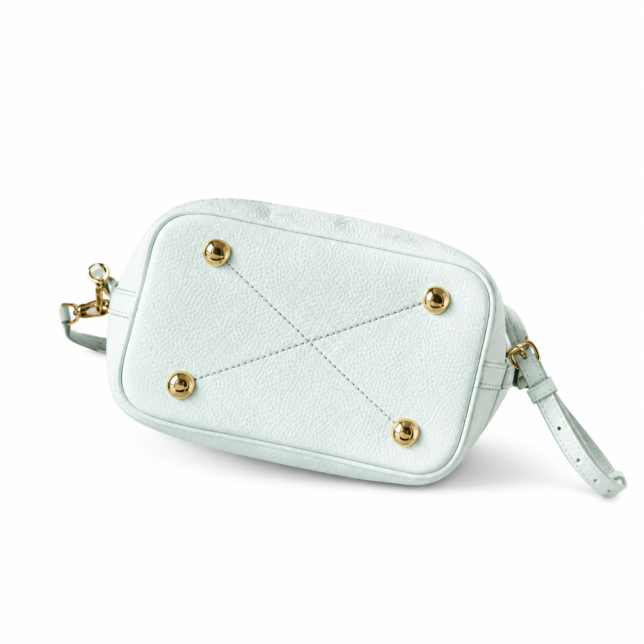 Louis Vuitton Blossom PM — Mahina Perforated Leather in Vert d’Eau with Braided Key Charm