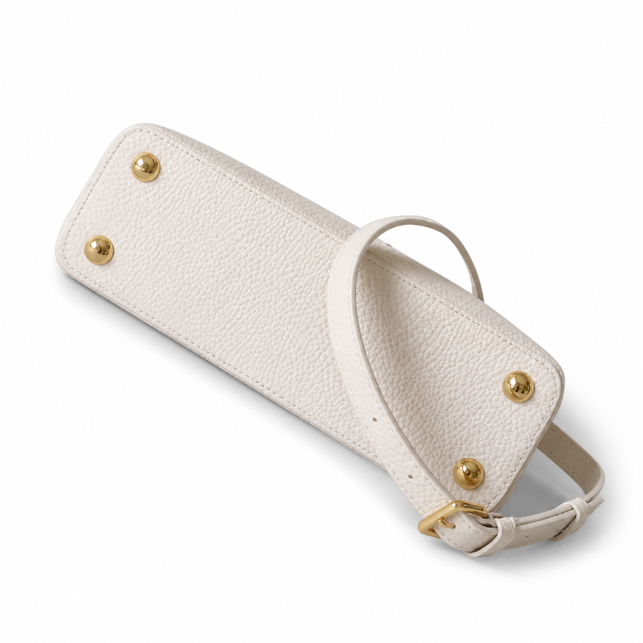 Louis Vuitton Capucines BB — Monogram Empreinte Leather in Crème with Gold Hardware