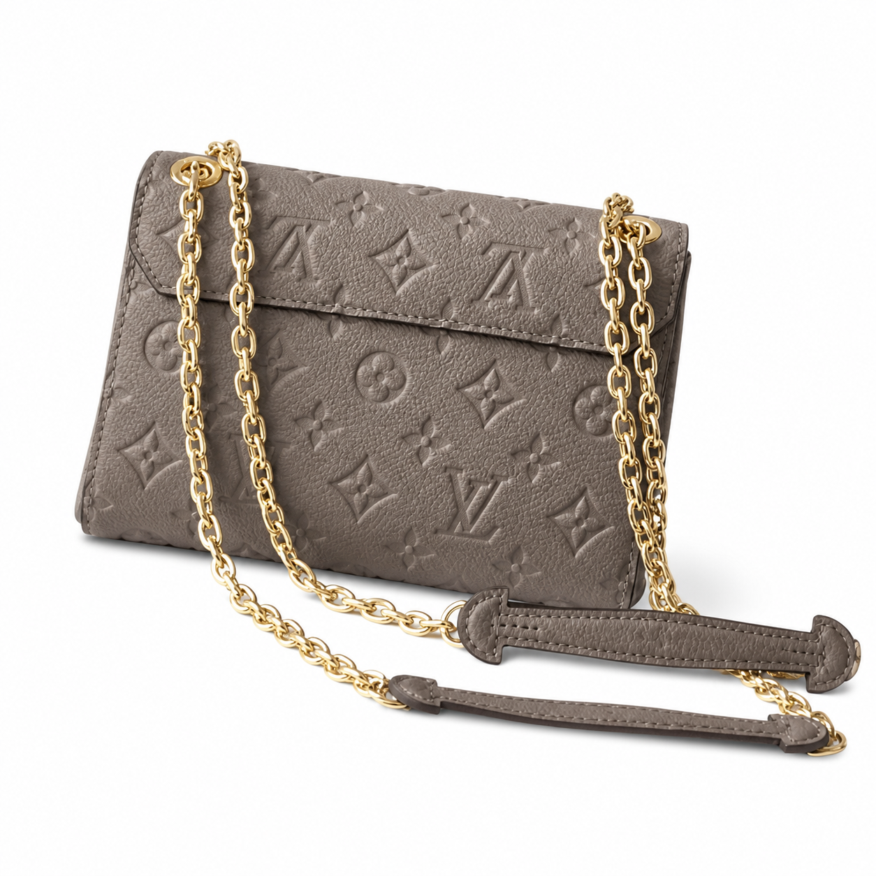 Louis Vuitton Vavin BB — Monogram Empreinte Leather in Tourterelle