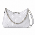 Louis Vuitton Bagatelle — White Giant Monogram Empreinte & Silver Hardware