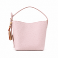 Louis Vuitton Papillon BB — Ostrich Leather in Rose Poudre with Heart Charm