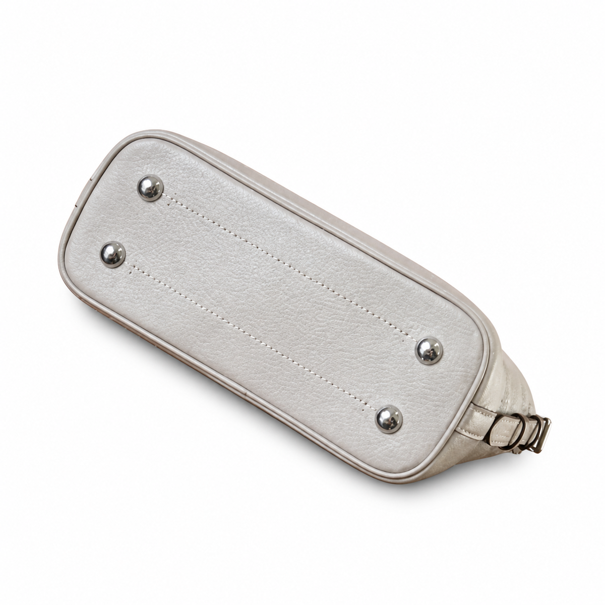 Louis Vuitton Mahina Bucket — Galet Grey Perforated Calfskin, Laser-Cut Monogram & Silver Hardware