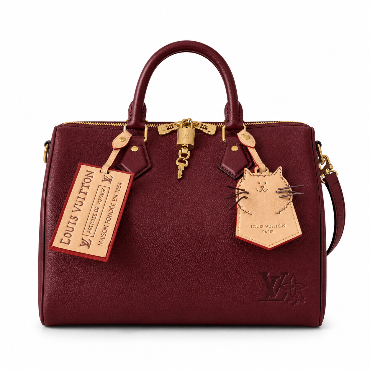 Louis Vuitton Monogram Structured Crossbody Bag in Heritage Canvas