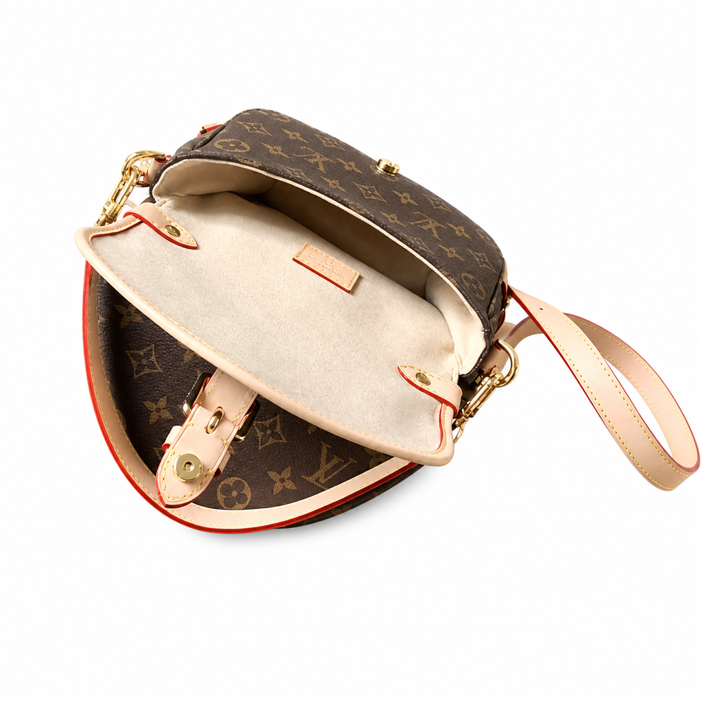 Louis Vuitton Tambourin BB Crossbody Bag — Monogram Canvas & Vachetta