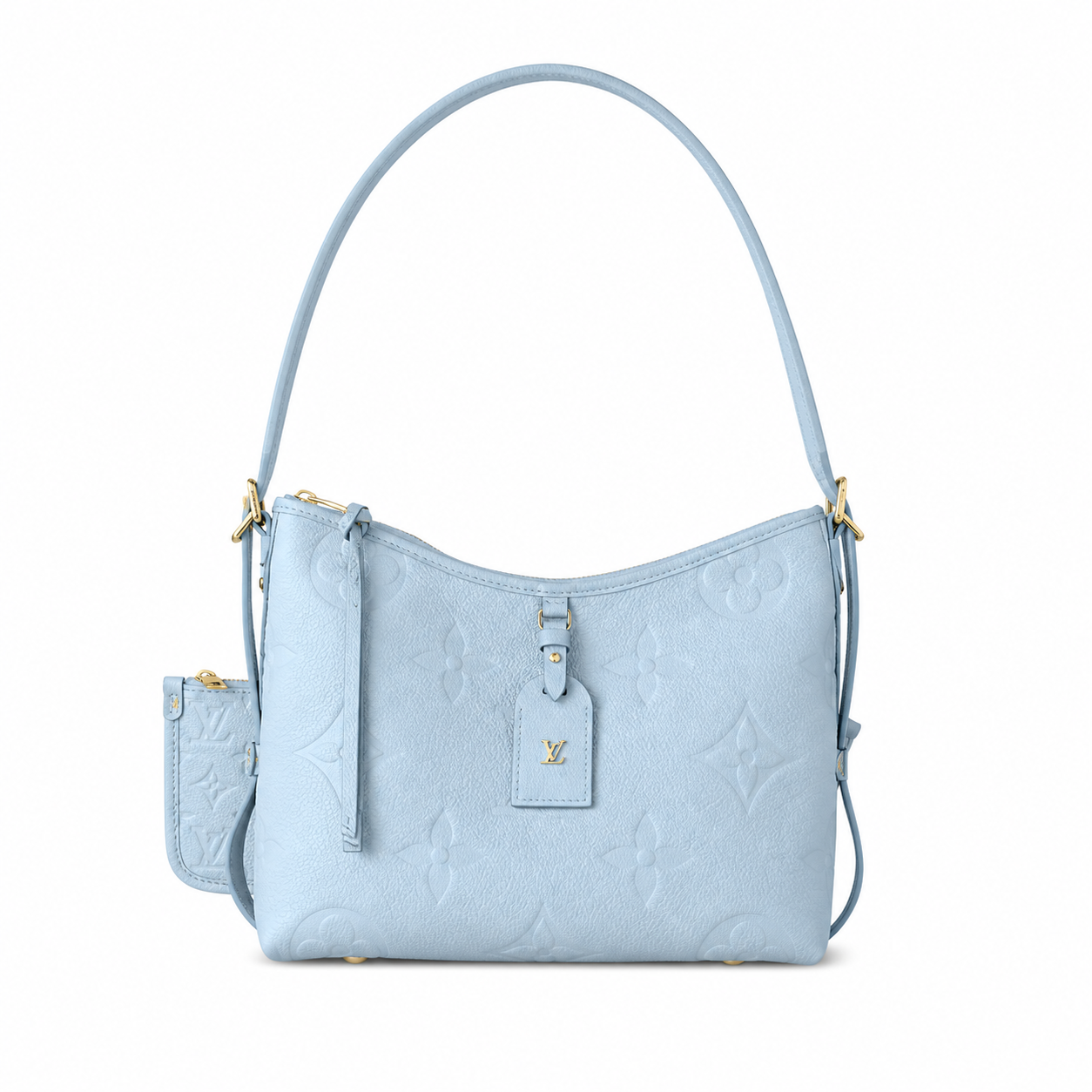 Louis Vuitton CarryAll PM — Giant Monogram Empreinte in Bleu Glacier