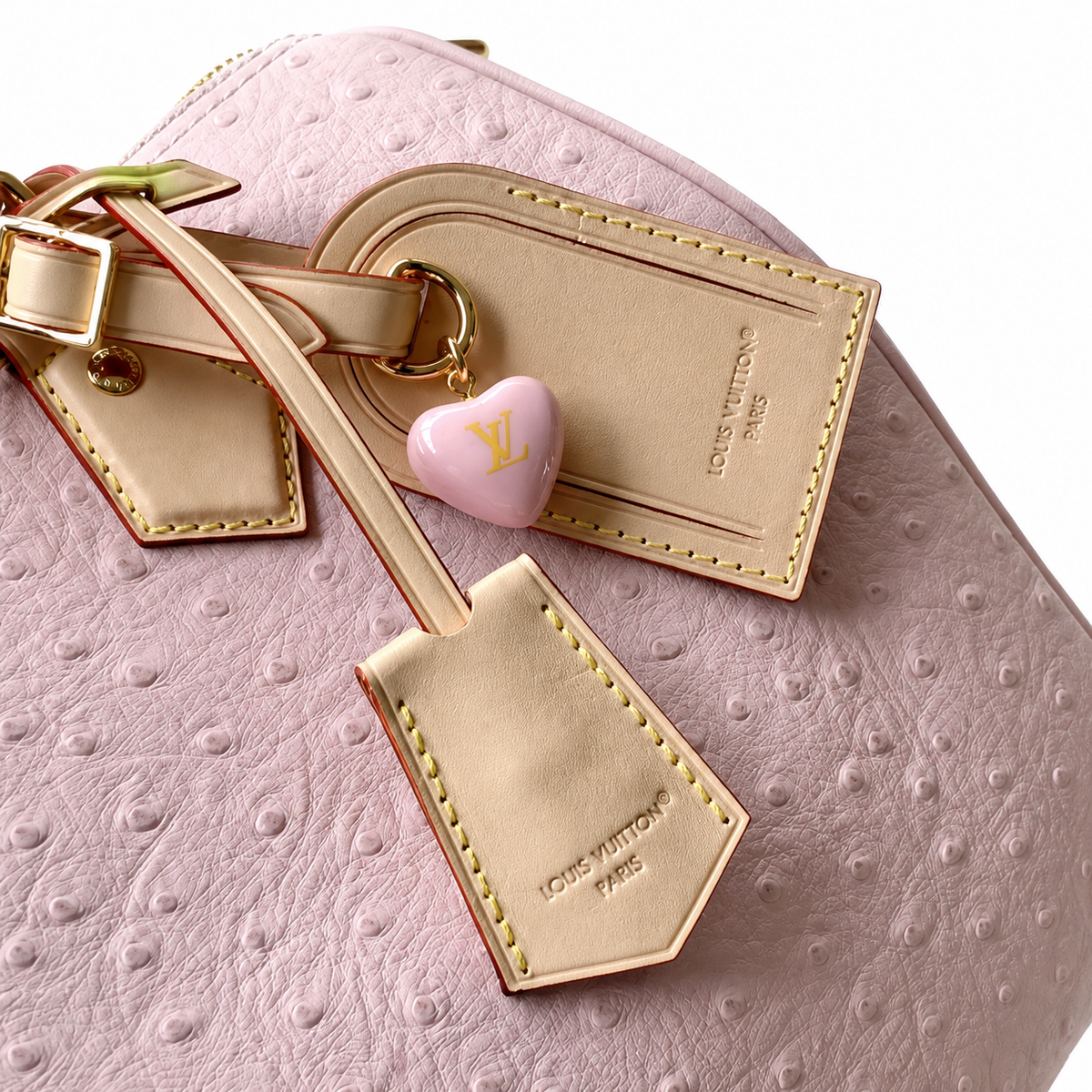 Louis Vuitton Speedy Bandoulière 30 — Ostrich Leather in Rose Poudre