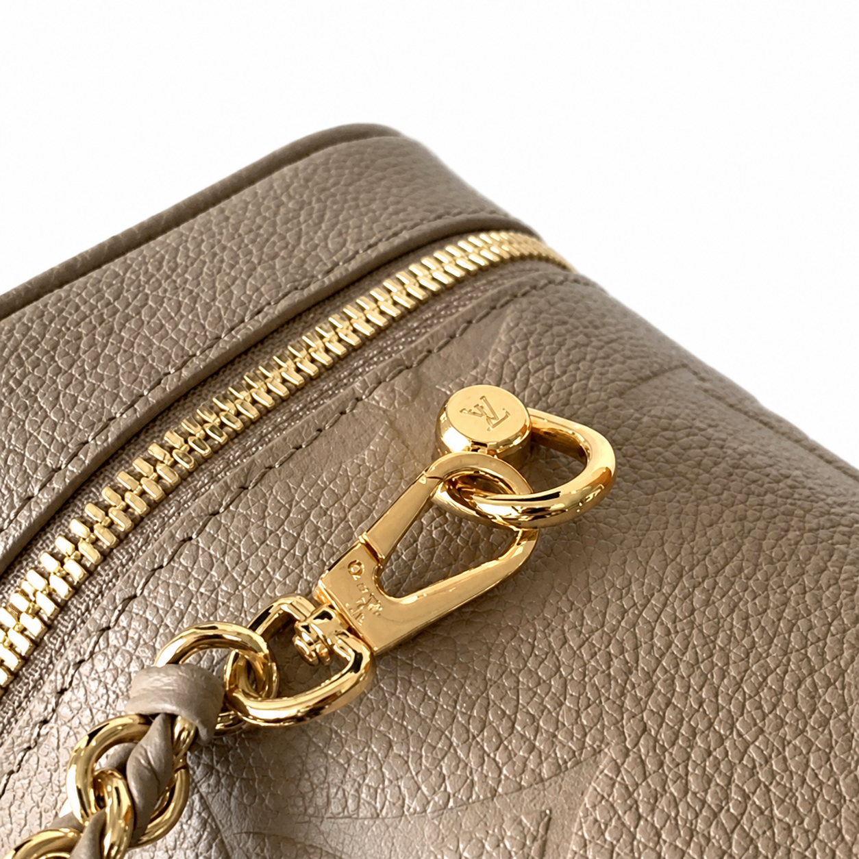 Louis Vuitton Vanity PM — Monogram Empreinte Leather in Tourterelle