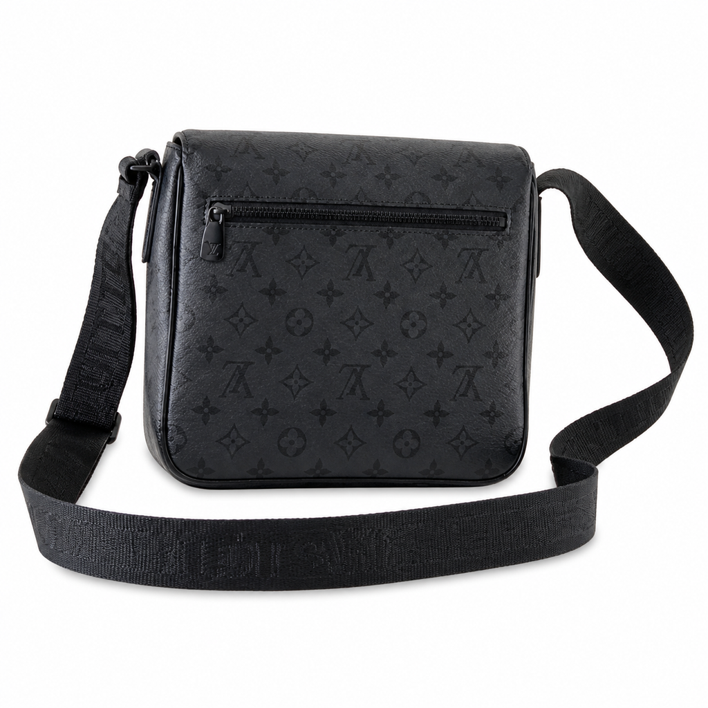Louis Vuitton District PM — Monogram Shadow Leather in All Black