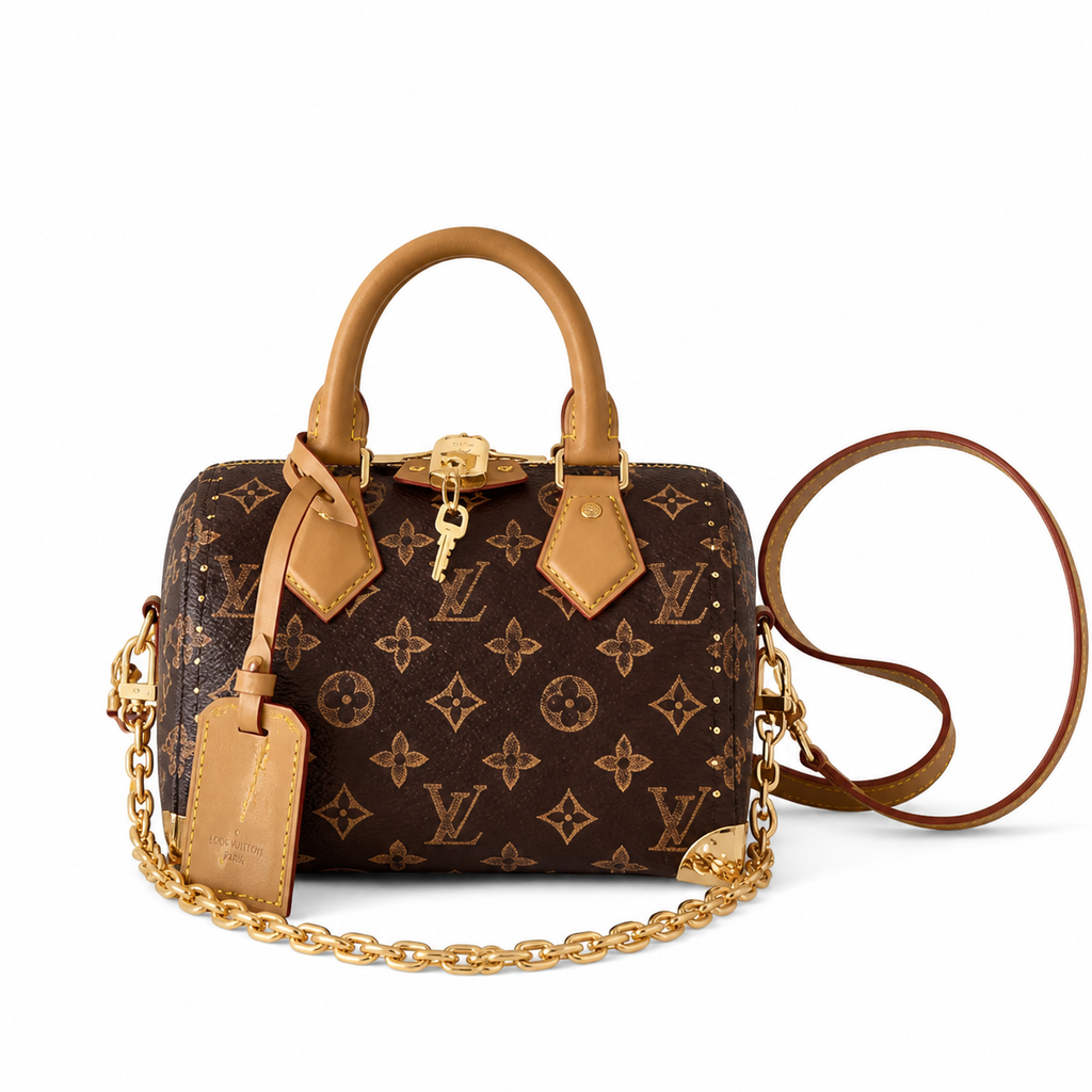 Louis Vuitton Monogram Crossbody Satchel in Signature Canvas