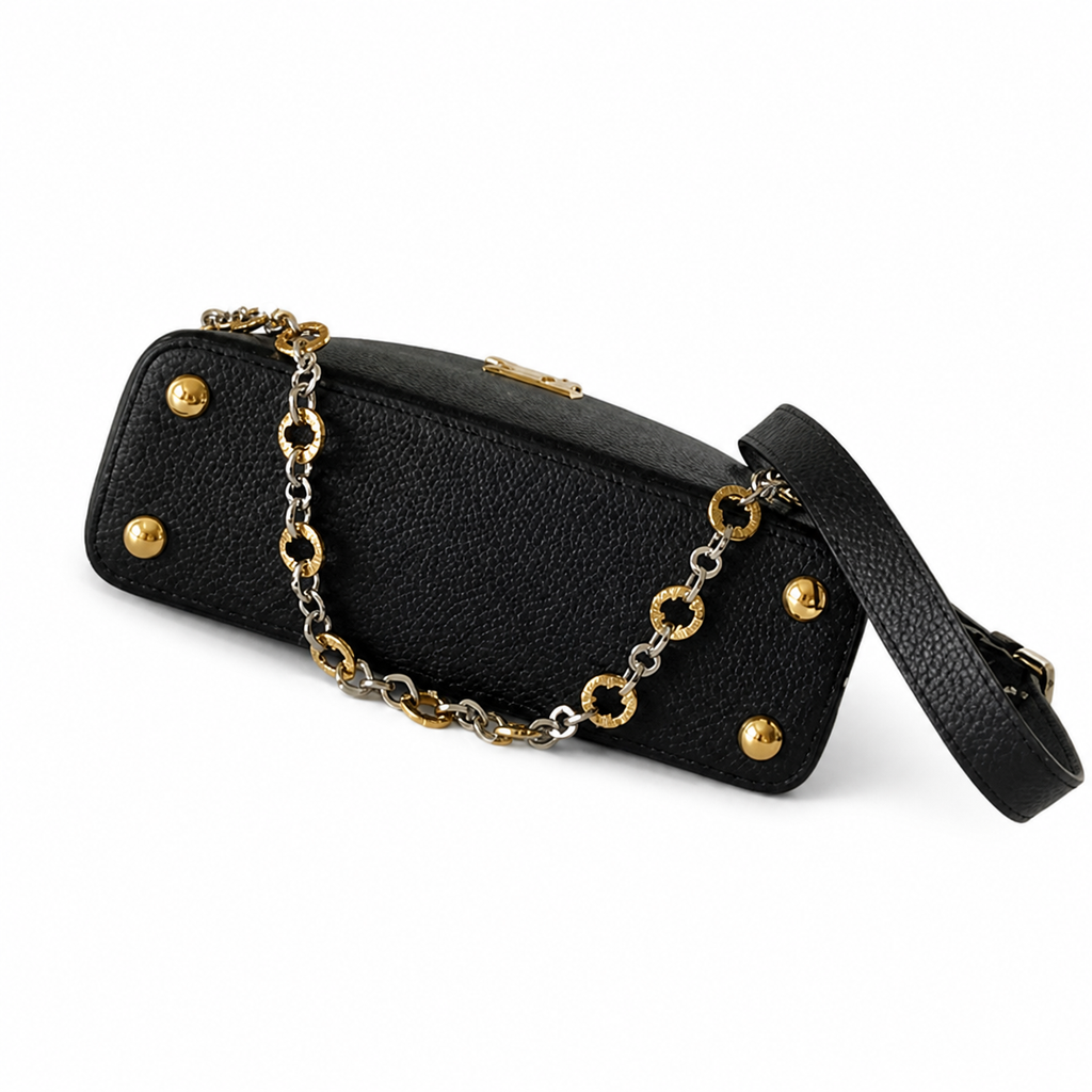 Louis Vuitton Capucines BB — Taurillon Leather in Noir with Two-Tone Chain & Leather Tassel