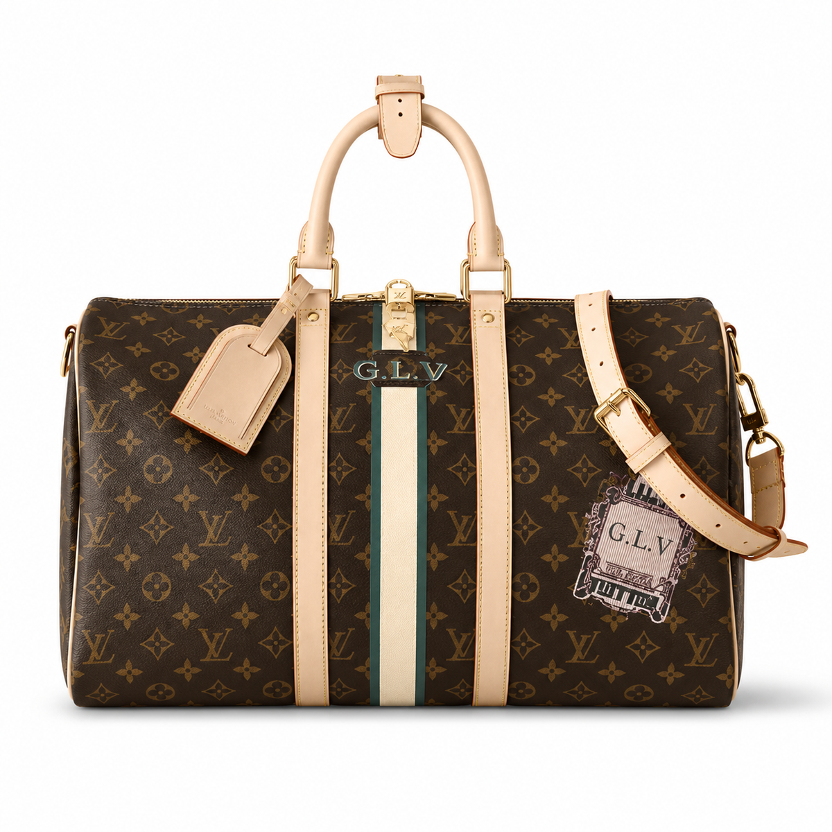 Louis Vuitton Damier Ebène Keepall Crossbody