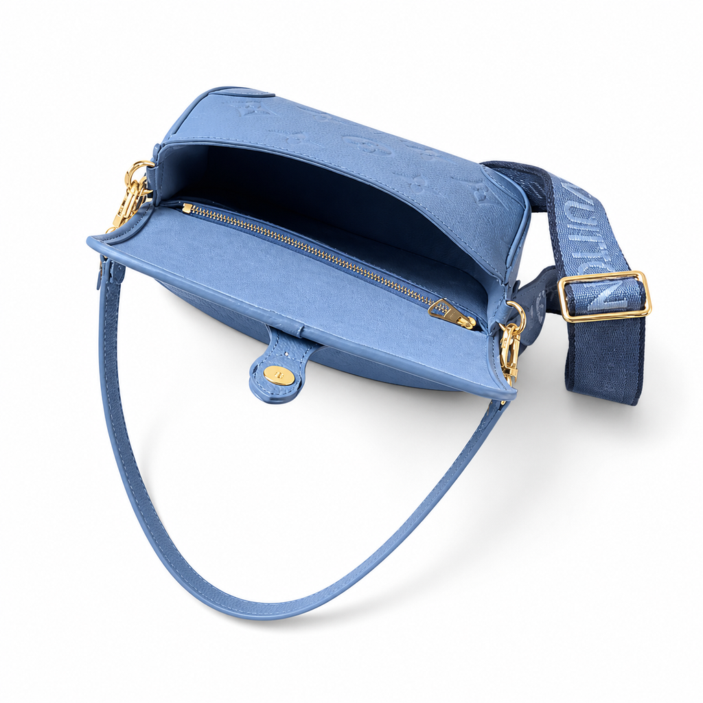 Louis Vuitton Monogram Mid-Size Crossbody Shoulder Bag