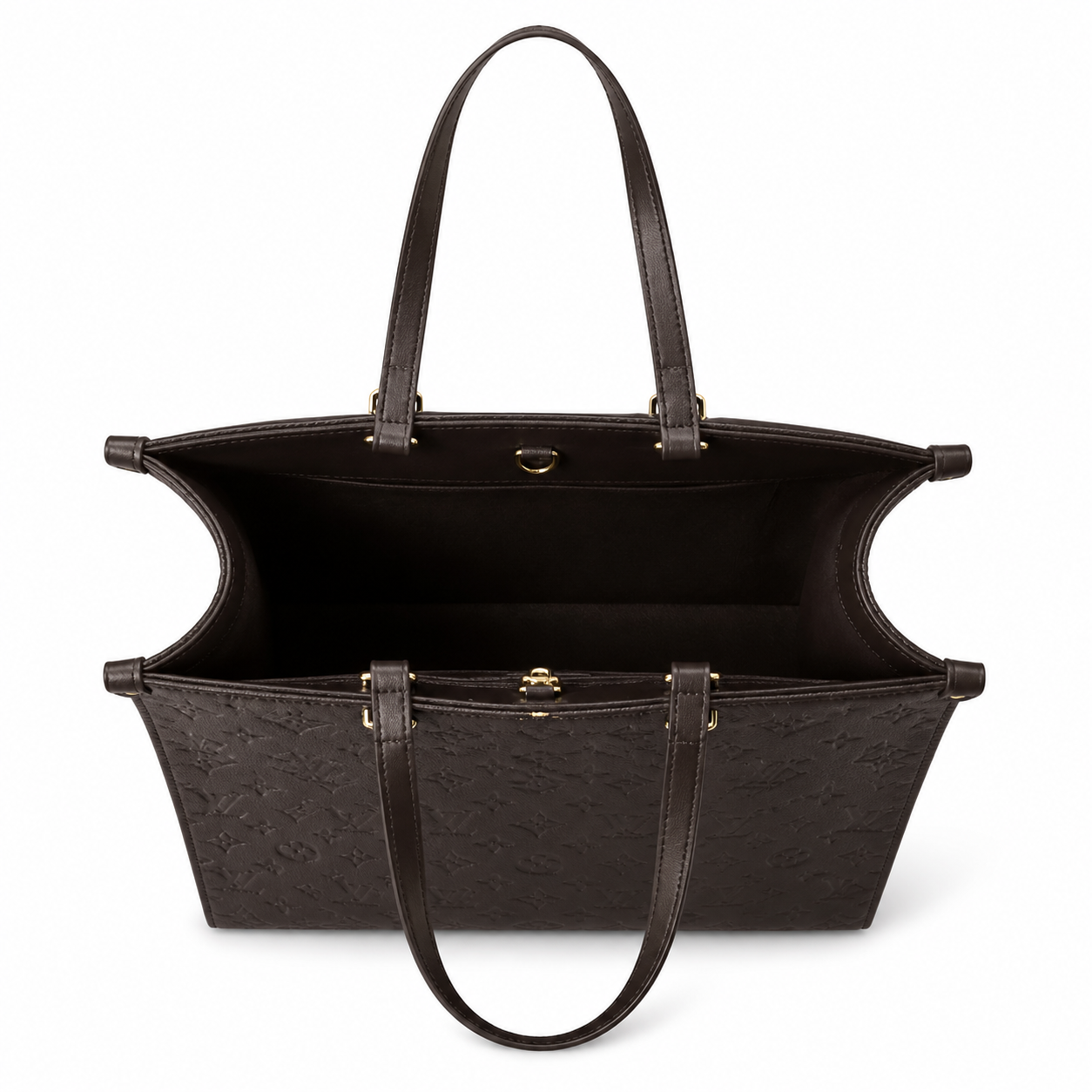 Monogram Grand Horizontal Crossbody — Large Wide-Format Canvas Bag with Generous Landscape Silhouette and Full-Day Open Carry