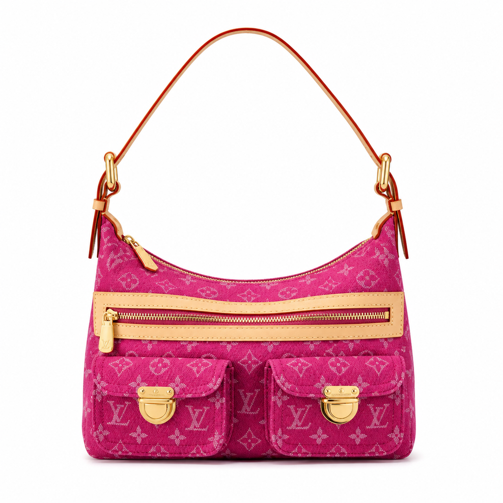 Louis Vuitton Monogram Zip Baguette Shoulder Bag