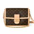 Louis Vuitton Dauphine MM — Monogram Canvas, Gold Dauphine Lock & Oval Chain
