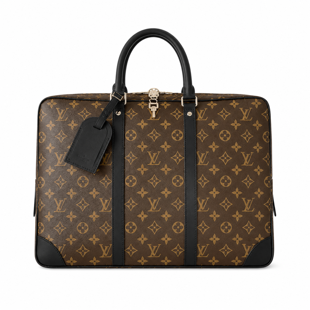 Louis Vuitton Porte-Documents Voyage PM — Monogram Macassar Canvas