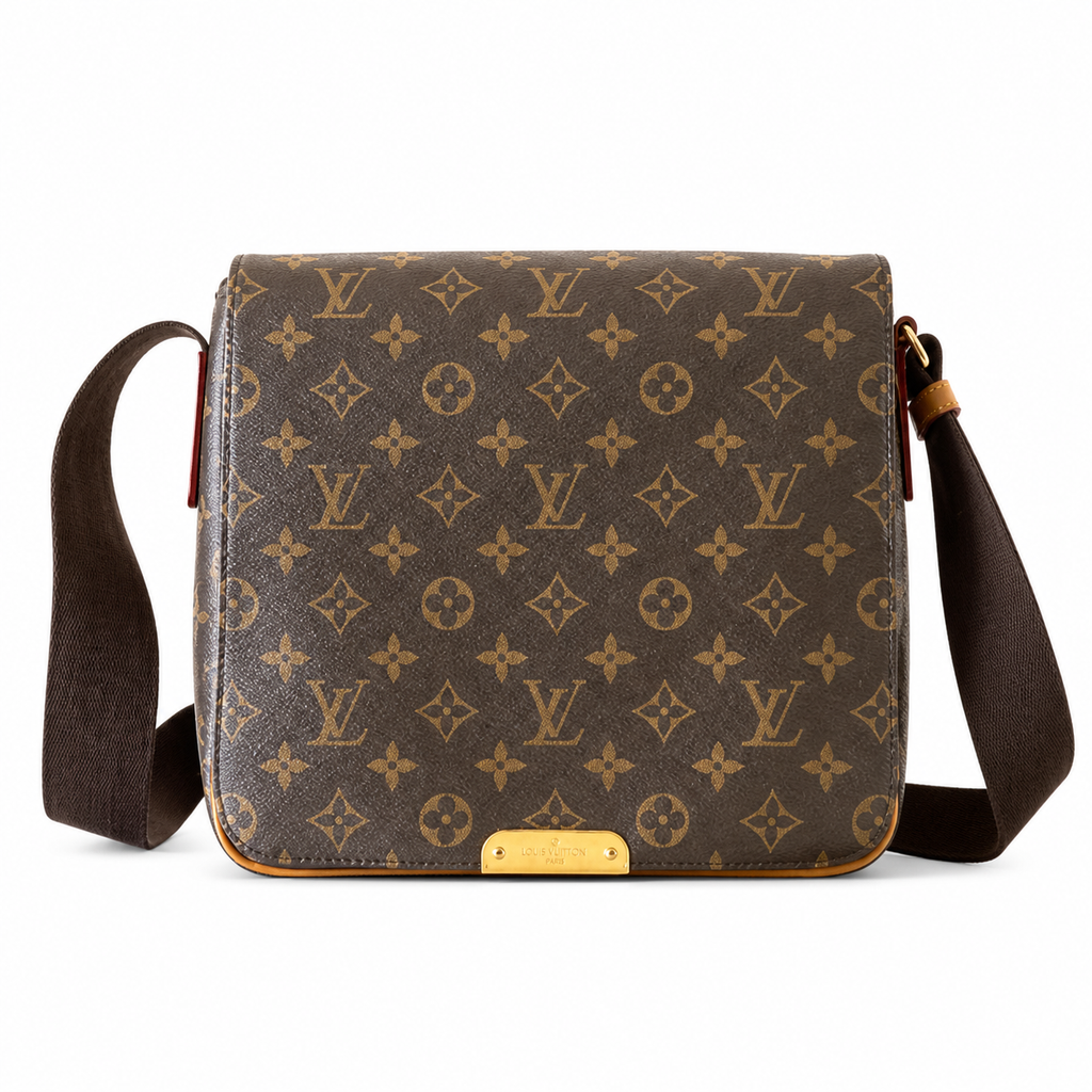 Louis Vuitton Reporter PM — Monogram Canvas with Vachetta Leather Trim