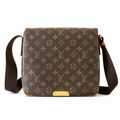 Louis Vuitton Reporter PM — Monogram Canvas with Vachetta Leather Trim