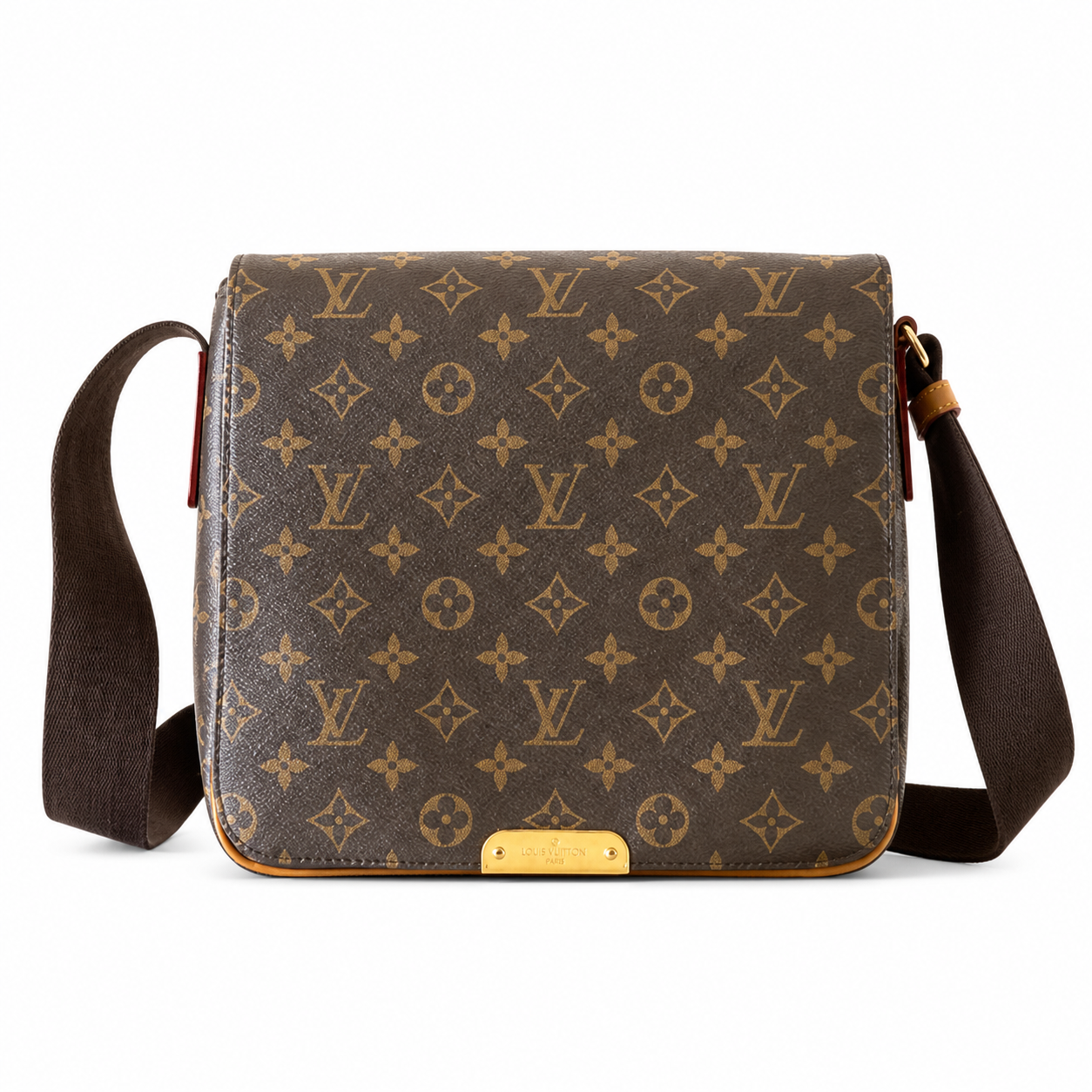 Louis Vuitton Reporter PM — Monogram Canvas with Vachetta Leather Trim