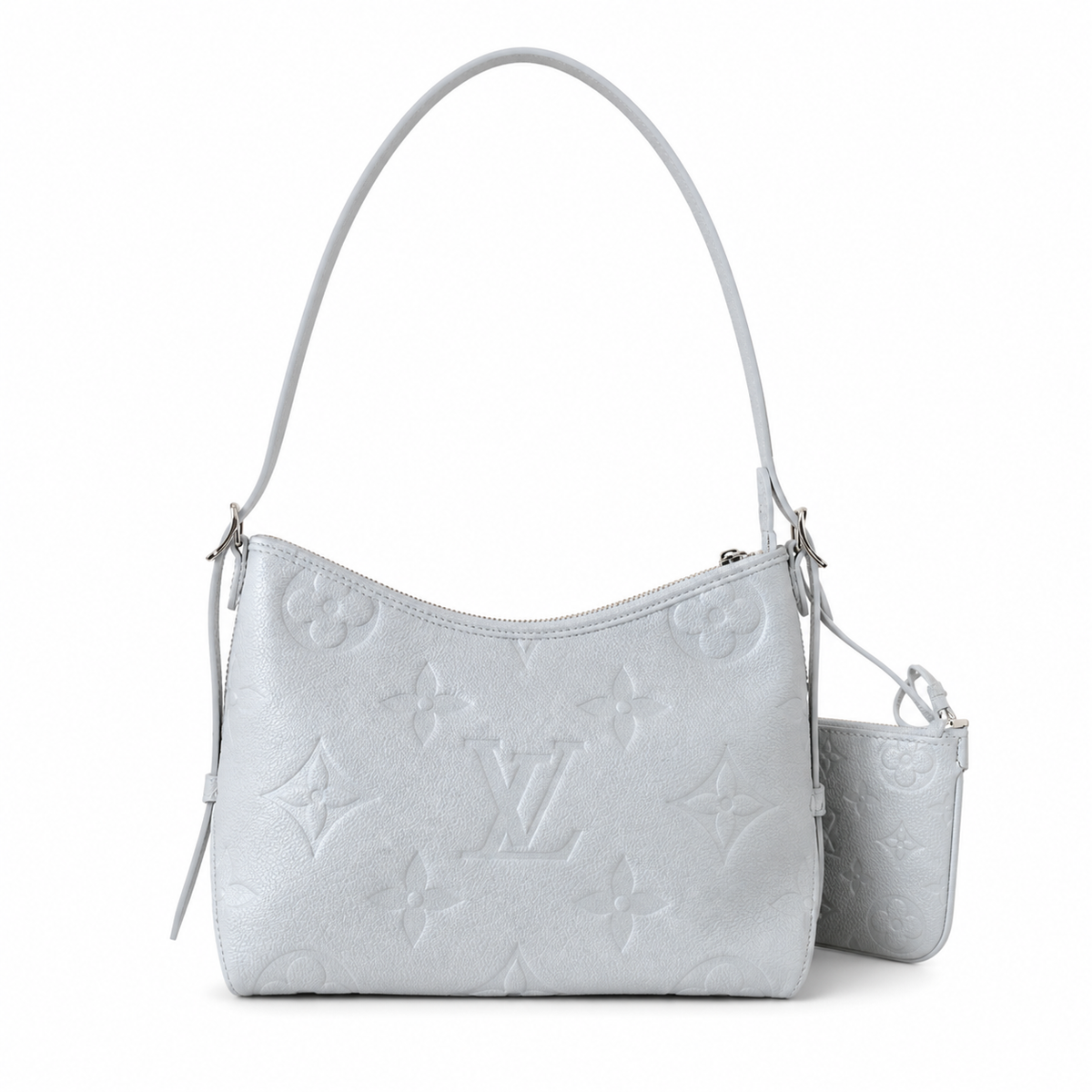 Louis Vuitton CarryAll PM — Giant Monogram Empreinte in Glacier Iridescent