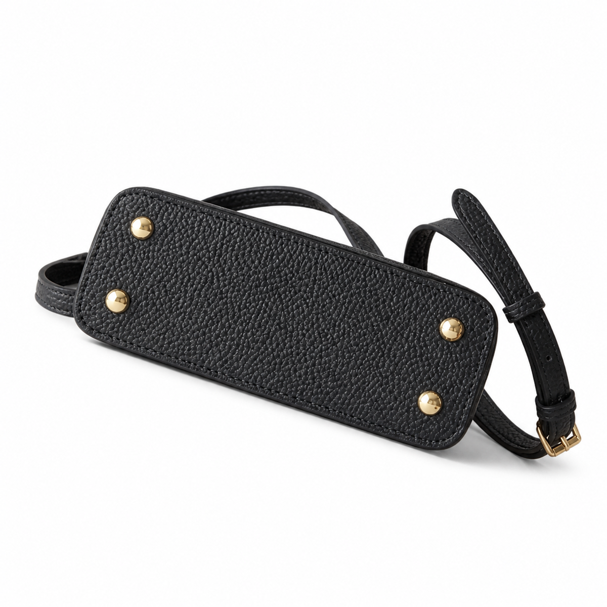 Louis Vuitton Capucines Mini — Taurillon Leather in Noir with Gold Chain Handle & Flower Lock