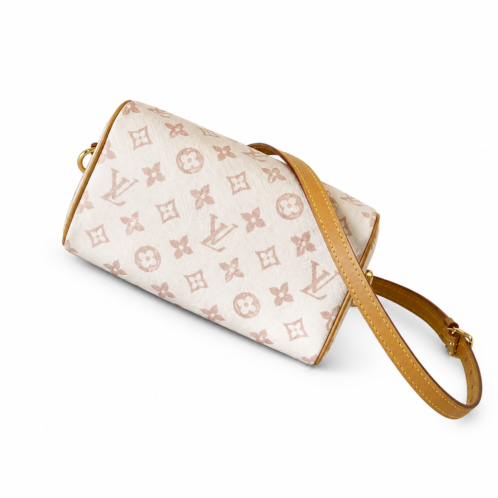 Louis Vuitton Capucines Mini Bag in Rose Poudre With Jewel Chain