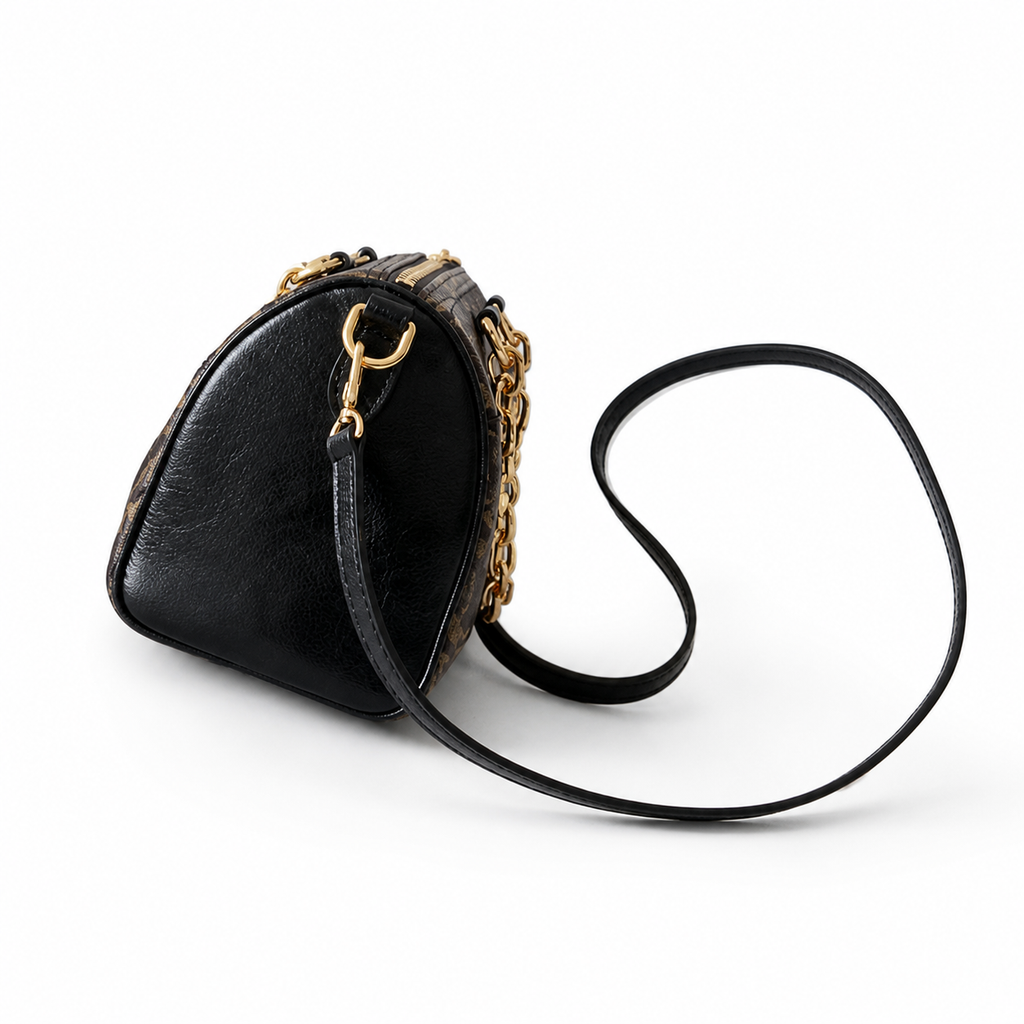 Louis Vuitton Monogram Heritage Bucket Crossbody Bag