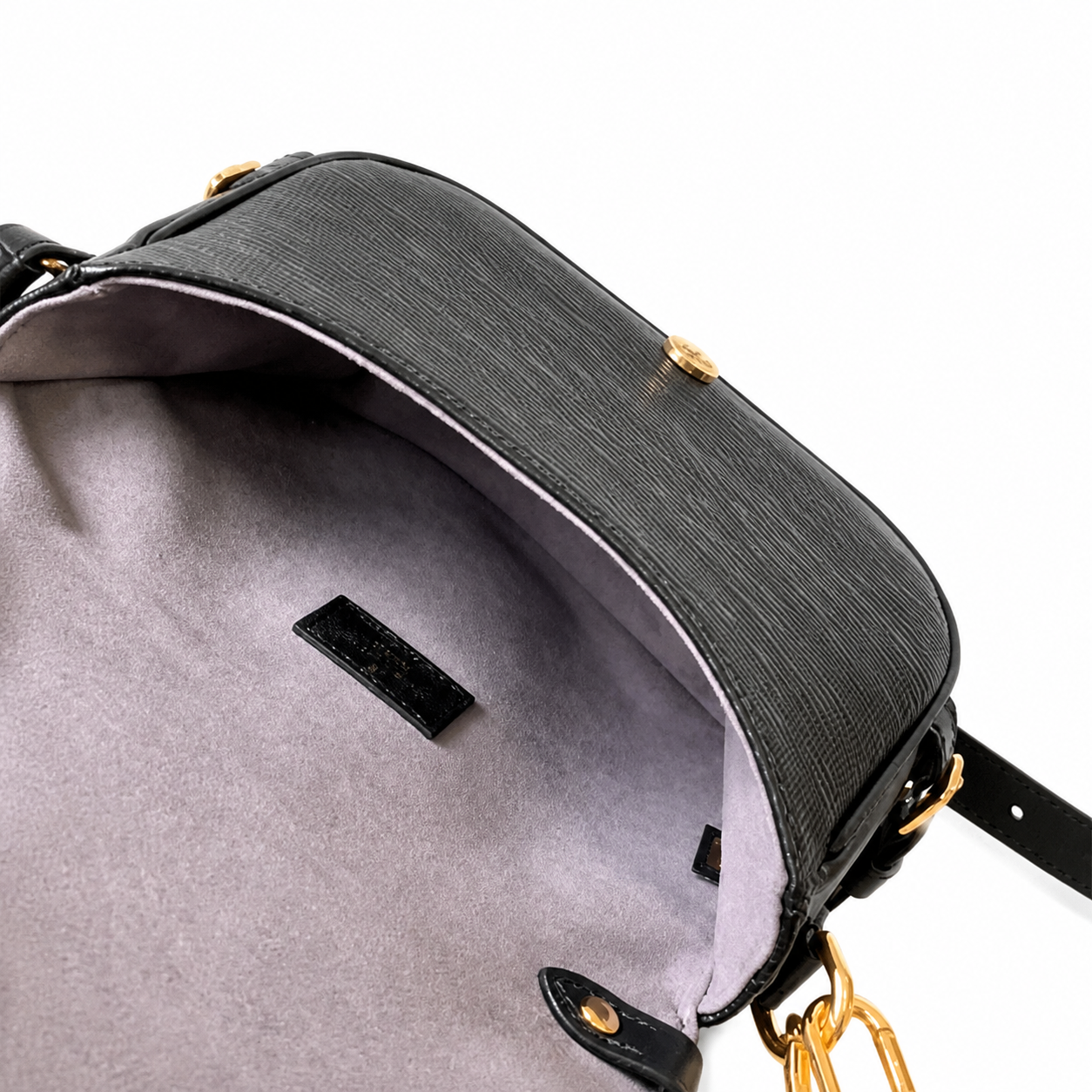 Louis Vuitton Saumur BB Saddle Bag — Noir Black Epi Leather