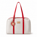 Iconic Monogram Large Flat Tote Bag — Spacious Everyday Shopper & Shoulder Carry Bag