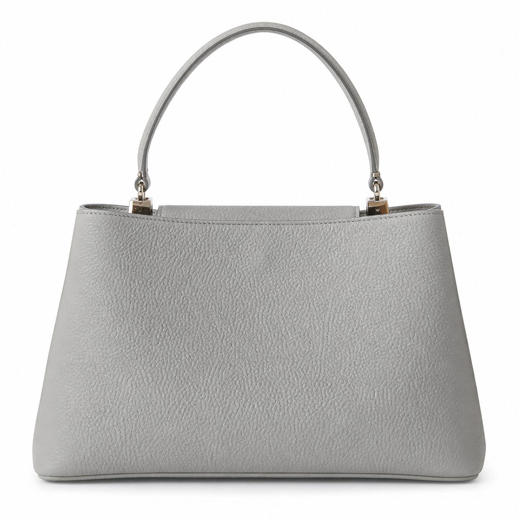 Louis Vuitton Capucines MM — Taurillon Leather in Galet with Gold LV Lock