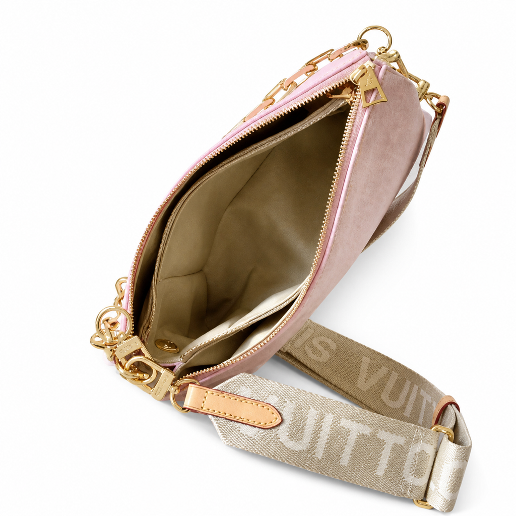 Louis Vuitton Monogram Sleek Zip Crossbody Bag