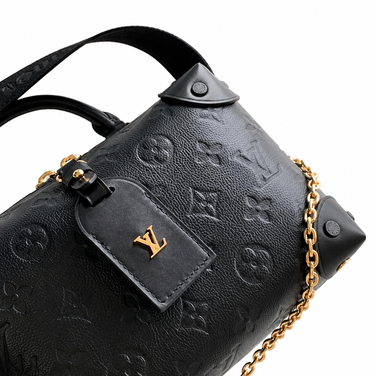 Louis Vuitton Twist MM Flap Crossbody in Damier Azur Canvas