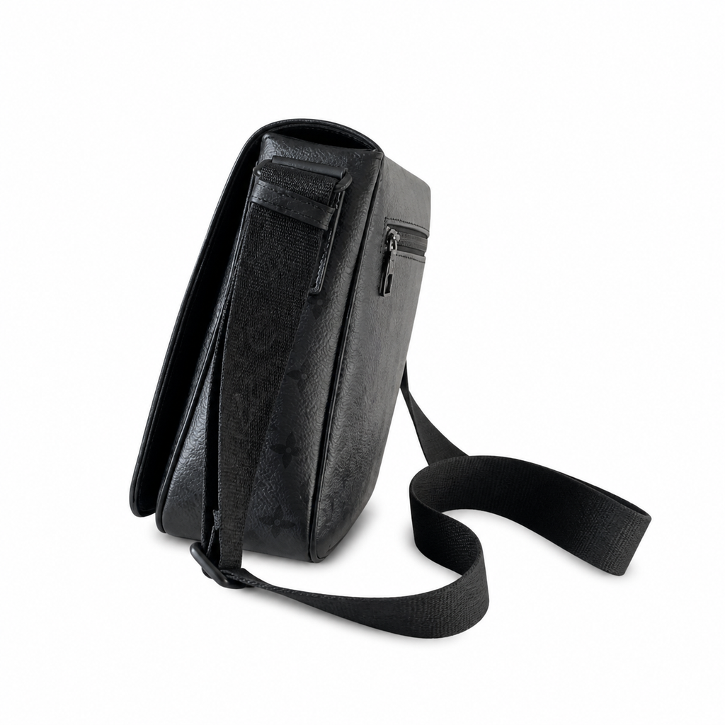Louis Vuitton District PM — Monogram Shadow Leather in All Black