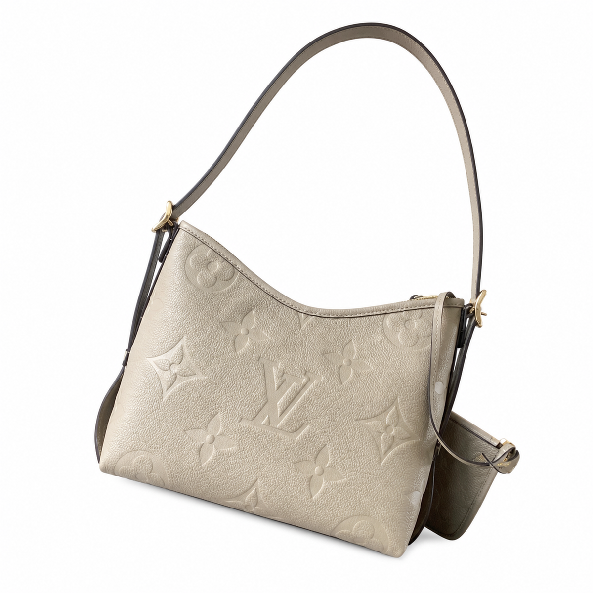 Louis Vuitton Carry It — Giant Monogram Empreinte Leather in Tourterelle