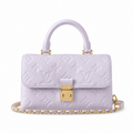 Louis Vuitton Madeleine BB — Monogram Empreinte Leather in Lilas with Gold LV Lock