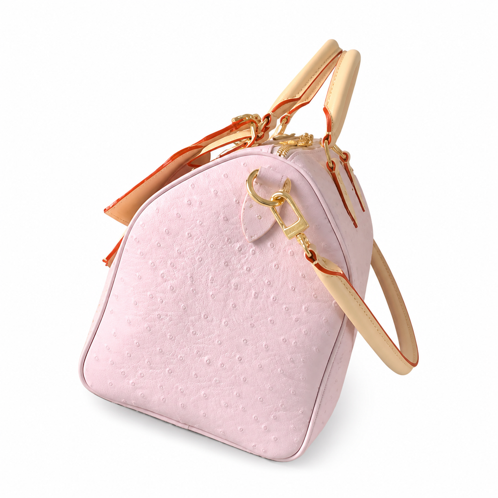 Louis Vuitton Speedy Bandoulière 30 — Ostrich Leather in Rose Poudre