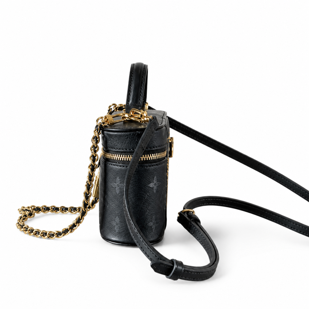 Louis Vuitton Vanity PM — Monogram Empreinte Leather in Black