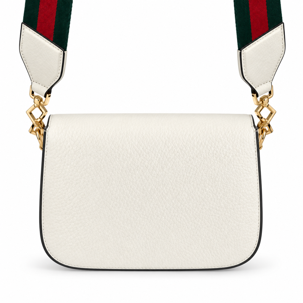 Gucci x Adidas Horsebit 1955 Mini Crossbody Bag in White
