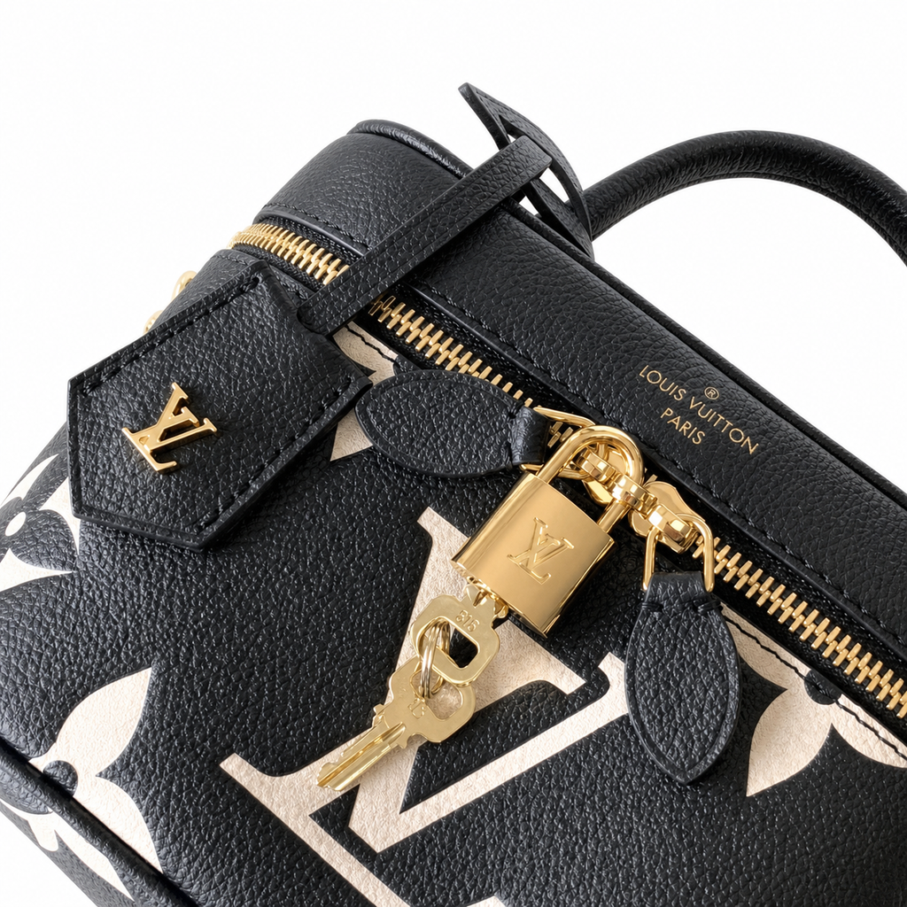 Louis Vuitton Vanity PM — Bicolor Monogram Empreinte in Black & Crème