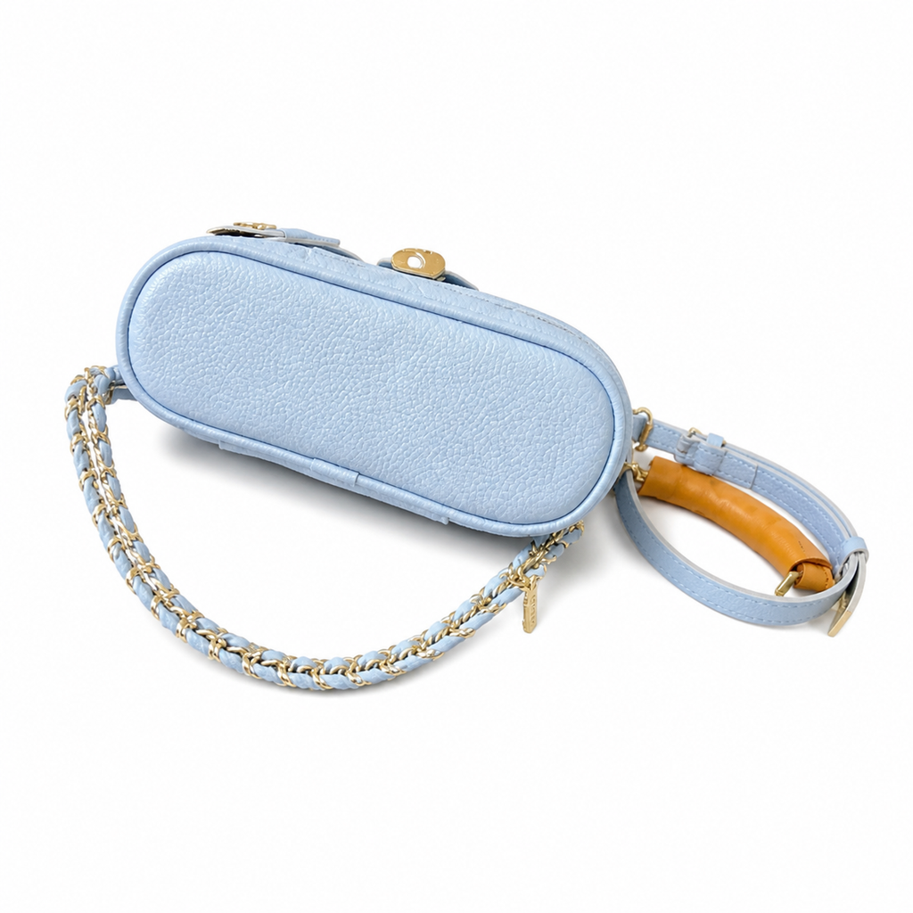 Louis Vuitton Vanity PM — Monogram Empreinte Leather in Bleu Glacier