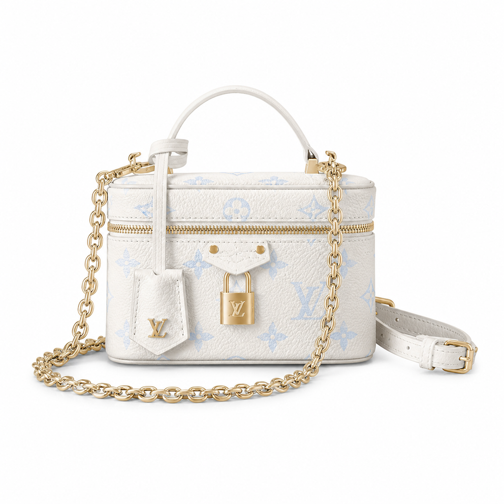Louis Vuitton Ellipse BB — Monogram Empreinte Leather in Crème