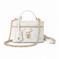 Louis Vuitton Ellipse BB — Monogram Empreinte Leather in Crème