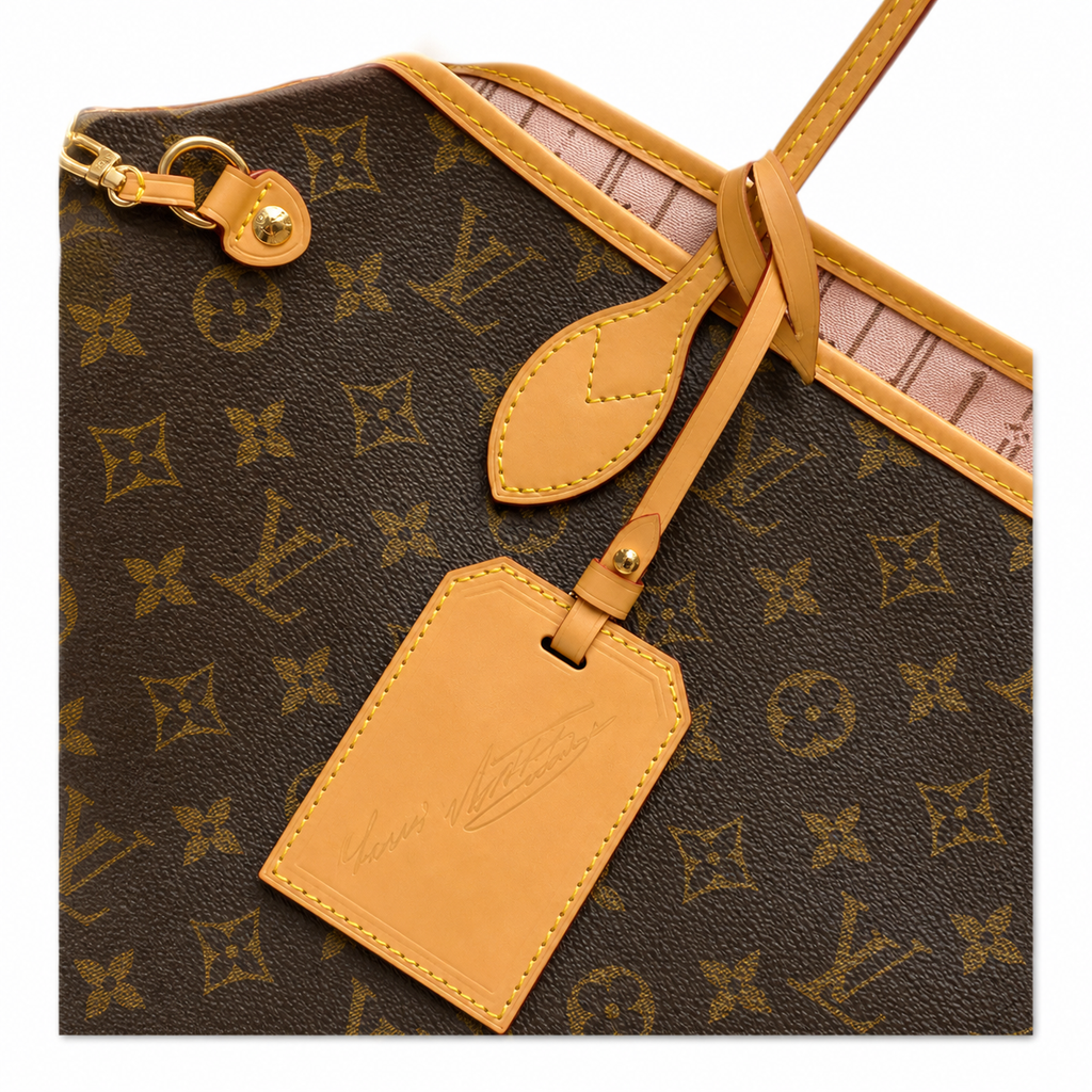 Louis Vuitton Neverfull MM — Monogram Canvas with Vachetta Leather Trim