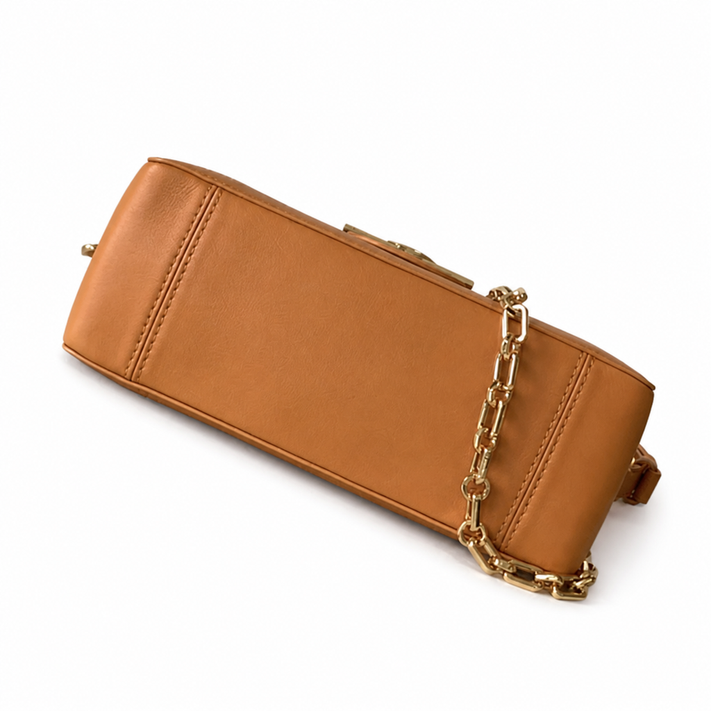 Louis Vuitton Twist MM — Saffron Epi, Gold Twist Lock & Mini Pochette