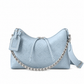 Louis Vuitton Carryall Dark PM — Mahina Perforated Leather in Bleu Glacier
