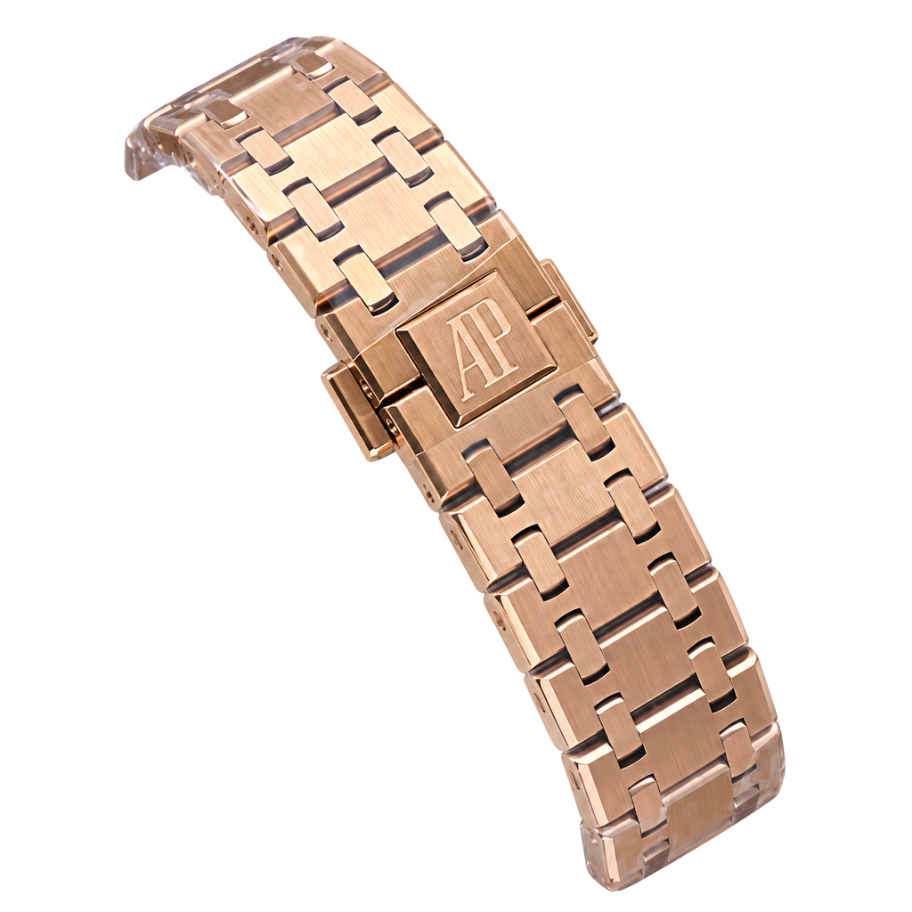 Audemars Piguet Royal Oak 37mm Rose Gold Diamond Watch