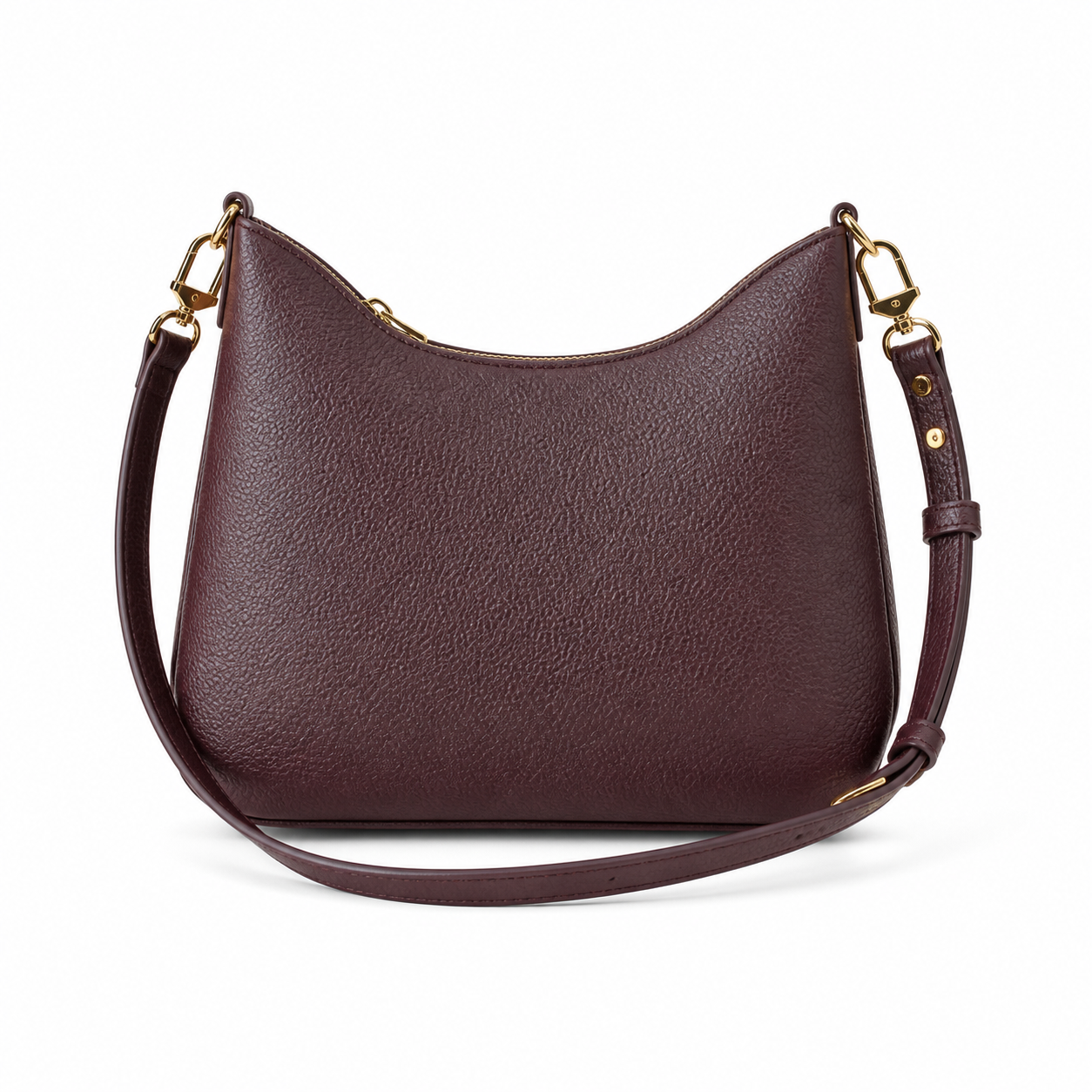 Louis Vuitton Bagatelle — Prune Monogram Empreinte & Leather-Woven Gold Chain